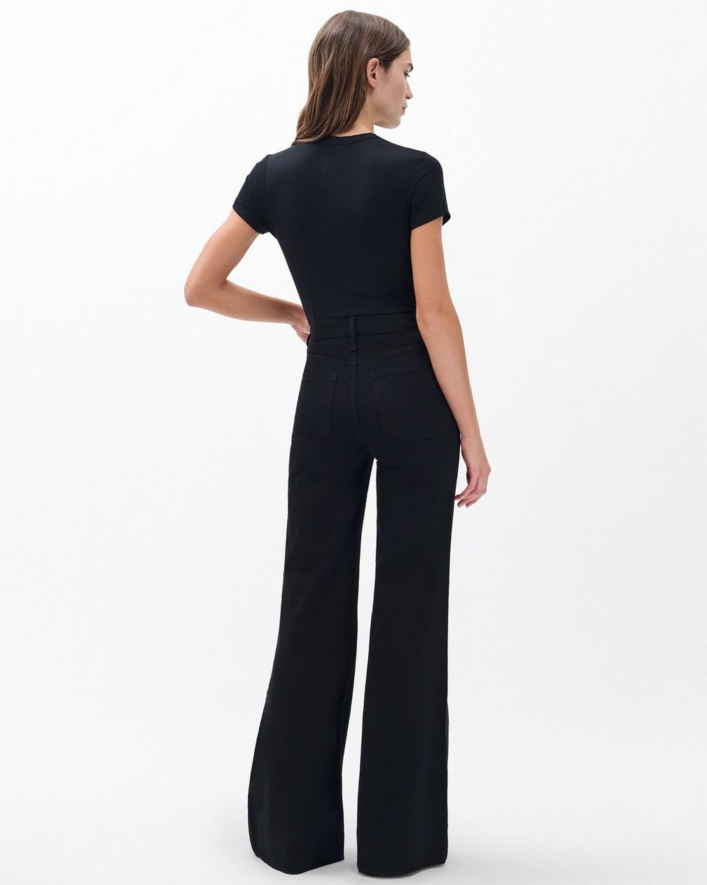 Skylar Wide-Leg Jeans - Black