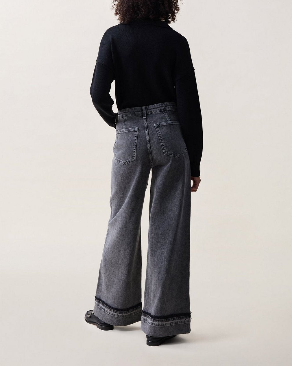 Melina Wide-Leg Jeans - Butler