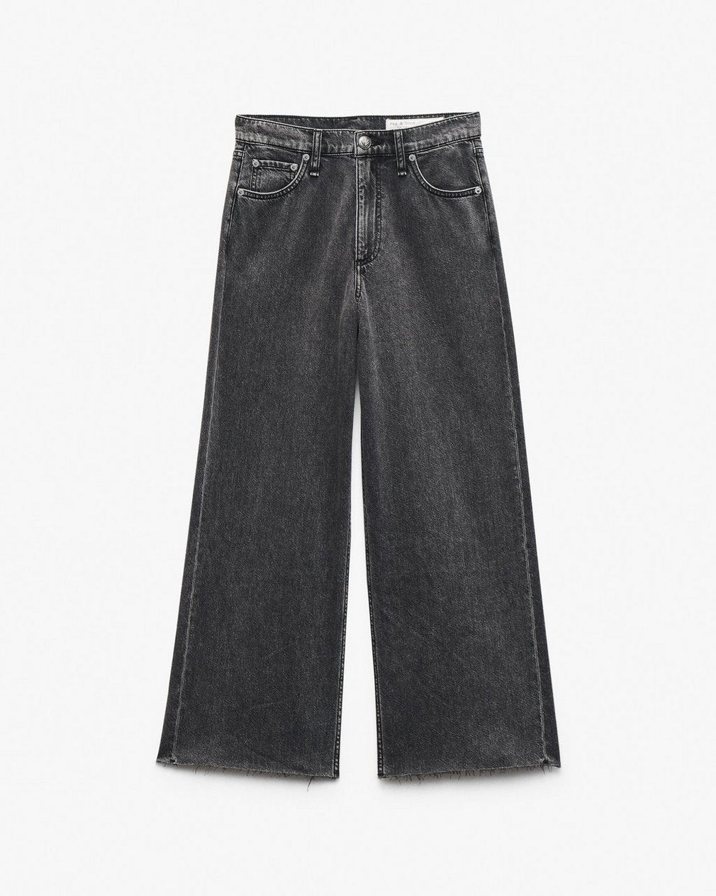 Andi Ankle Wide-Leg Jeans - Raven
