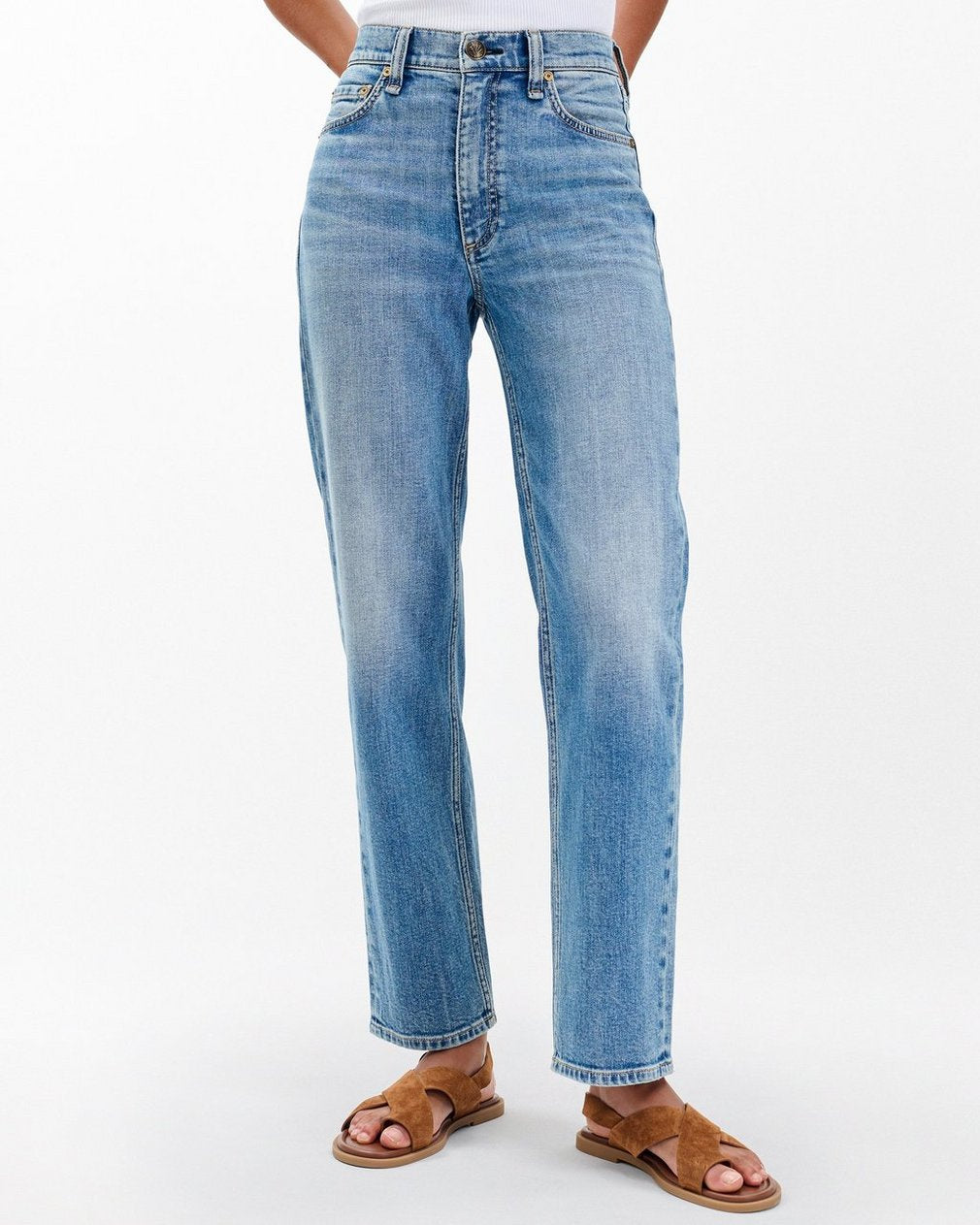 Harlow Ankle Straight Jeans - Orian