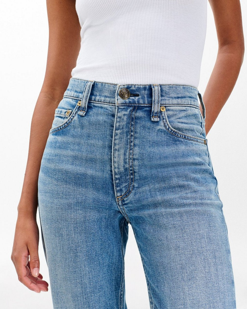 Harlow Ankle Straight Jeans - Orian