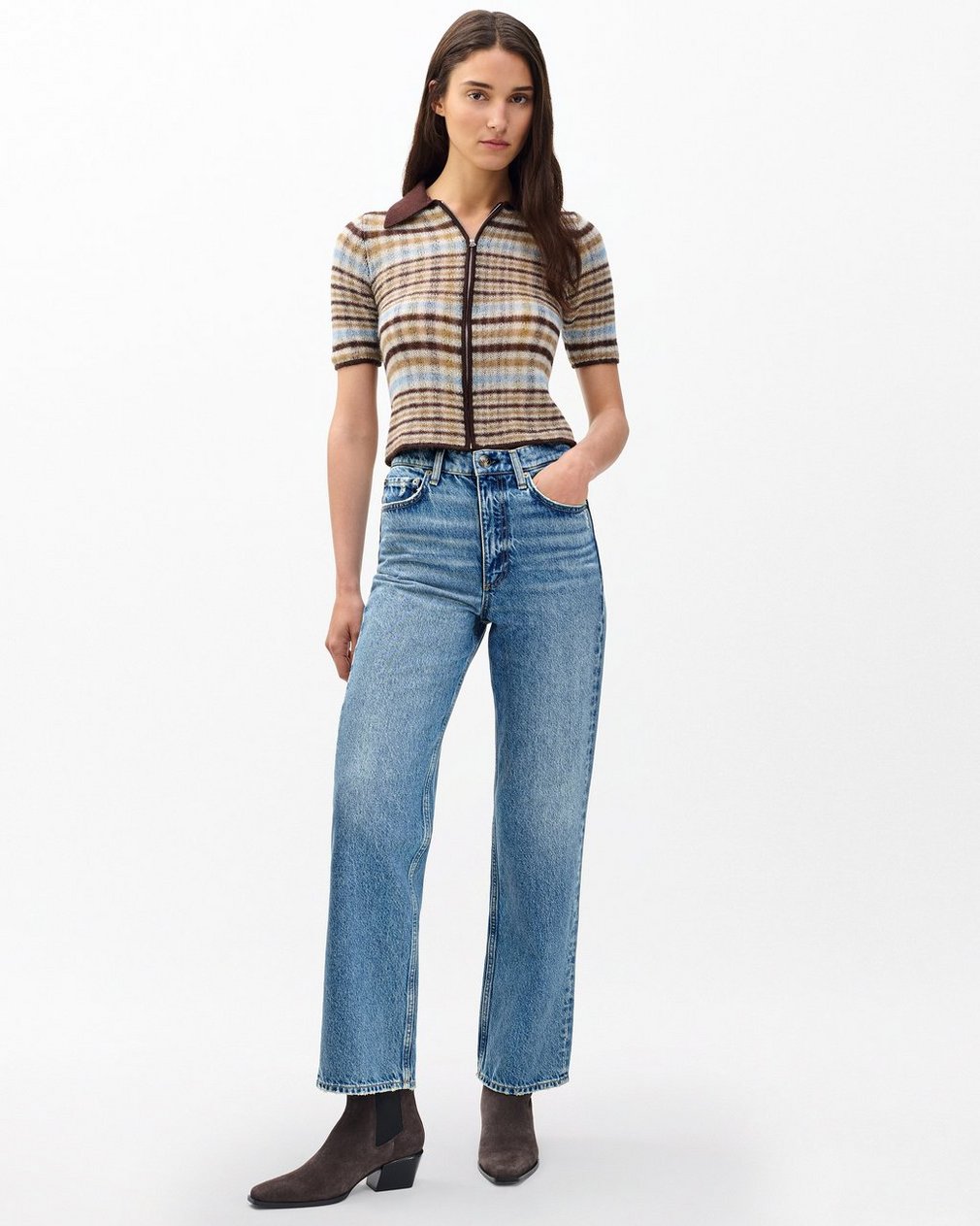 Shea Ankle Relaxed Straight Jeans - Ithaca