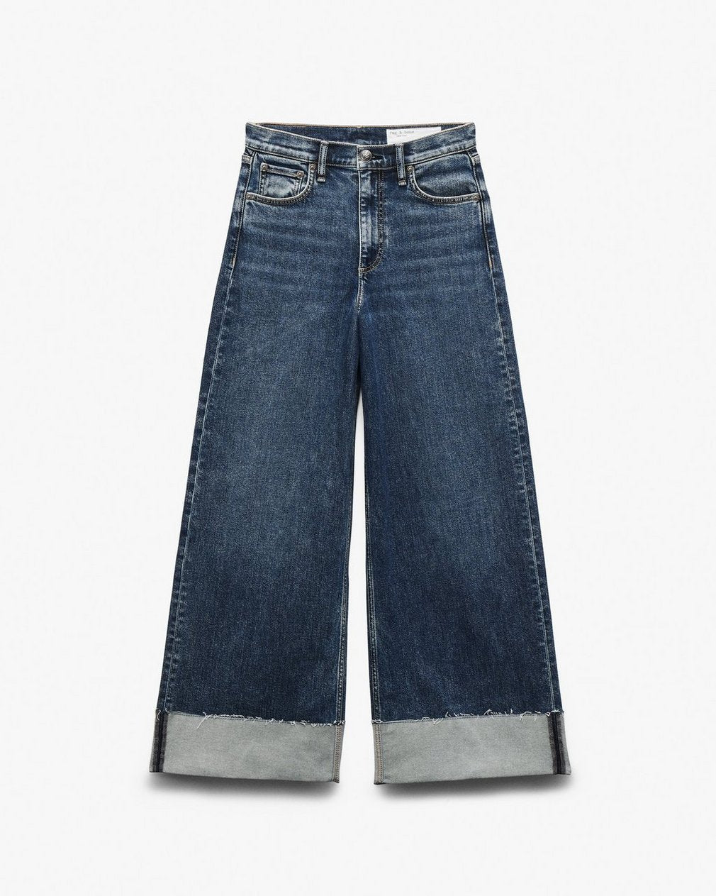 Sofie Cuffed Wide-Leg Jeans - Lee