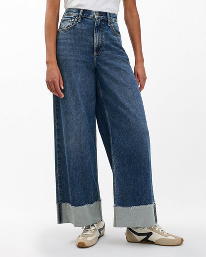 Sofie Cuffed Wide-Leg Jeans - Lee