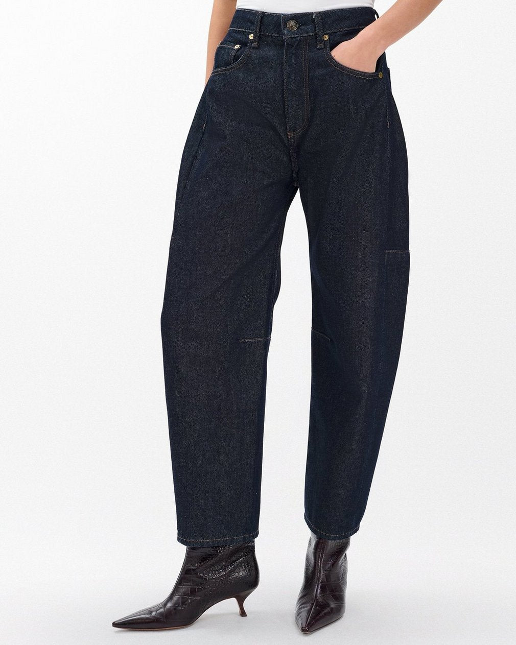 Charlie Ankle Barrel Jeans - Twilight Rinse