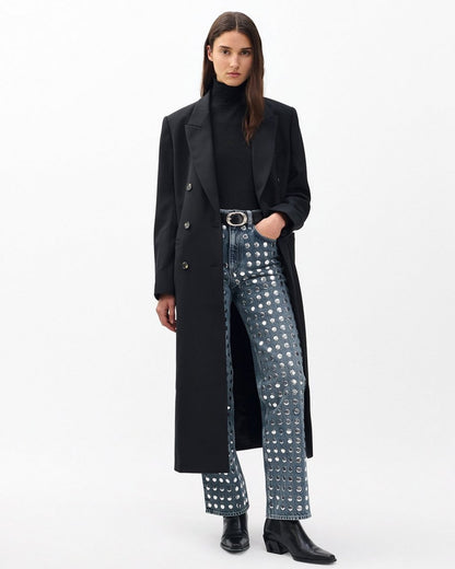 Shea Relaxed Straight Jeans - Kingston Stud