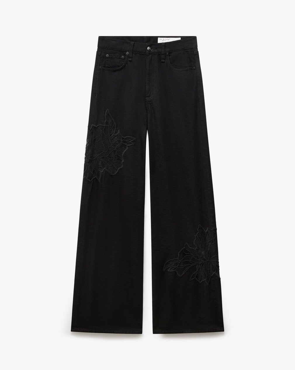 Sofie Wide-Leg Jeans - Black Rinse