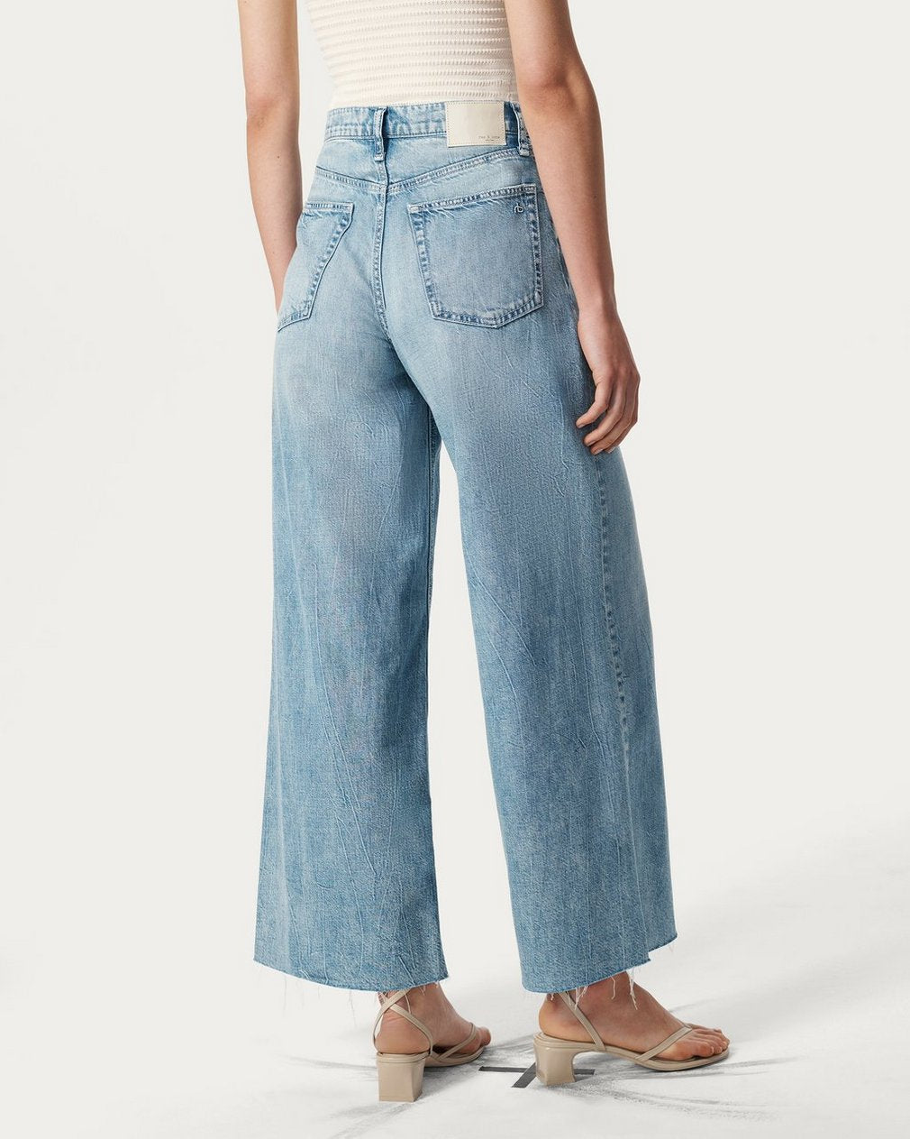Sofie Ankle Wide-Leg Jeans - Mira