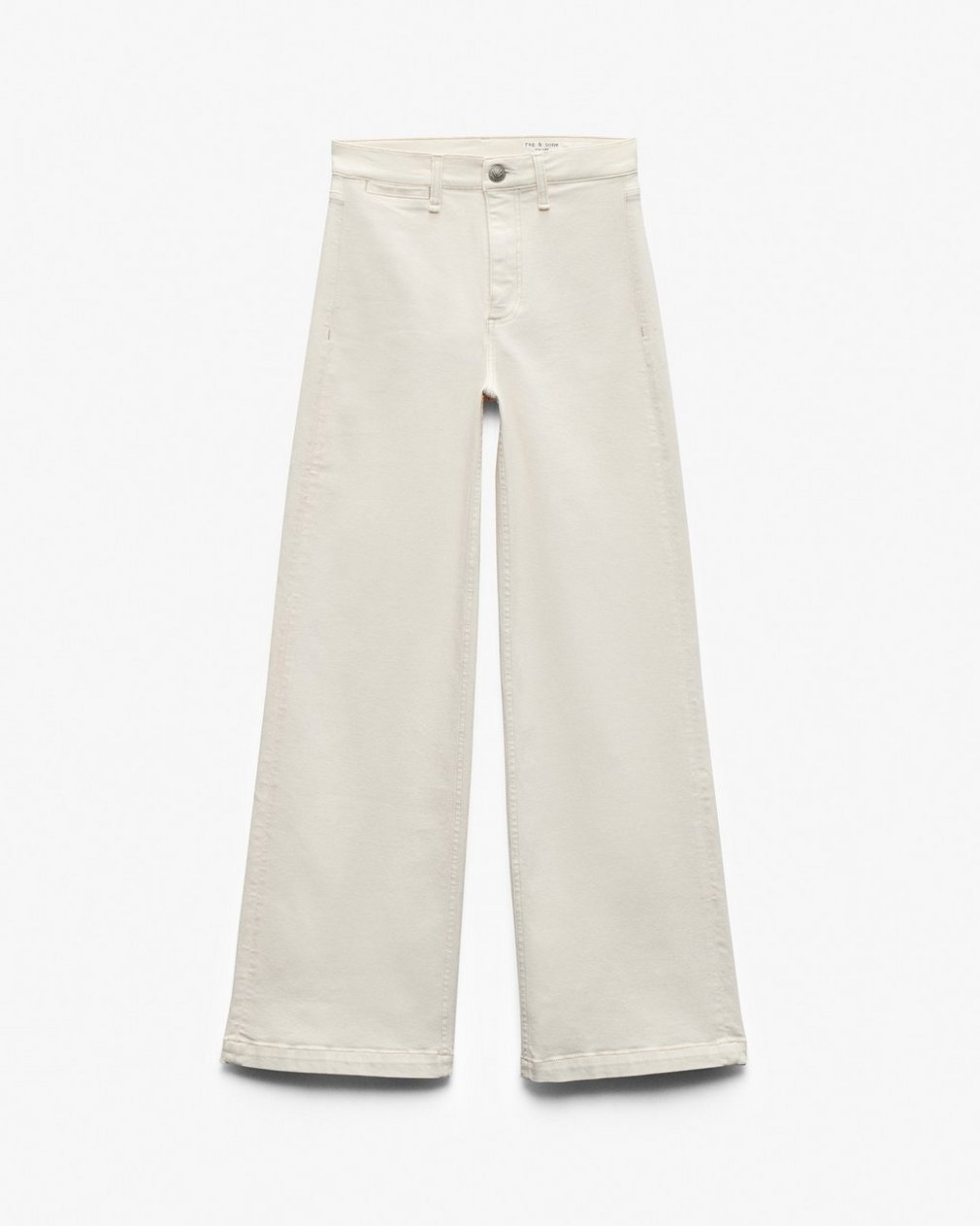 Hadley Wide-Leg Jeans - Ecru
