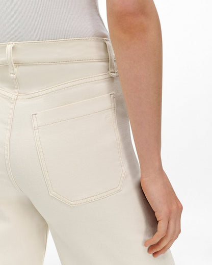 Hadley Wide-Leg Jeans - Ecru