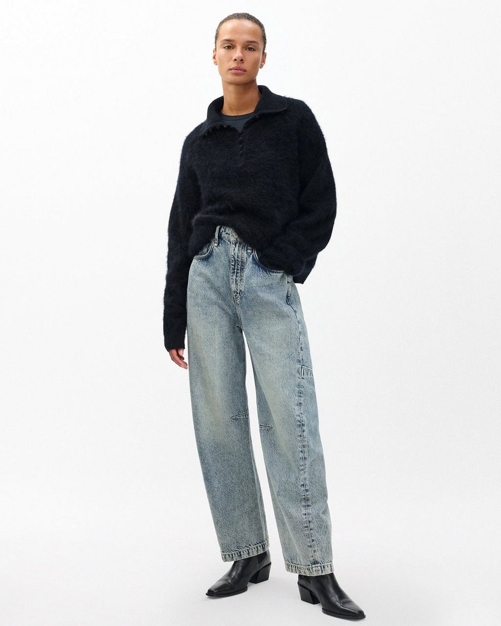 Charlie Barrel Jeans - Placid