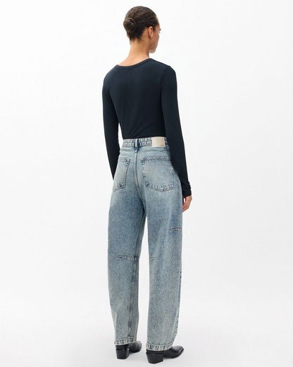 Charlie Barrel Jeans - Placid