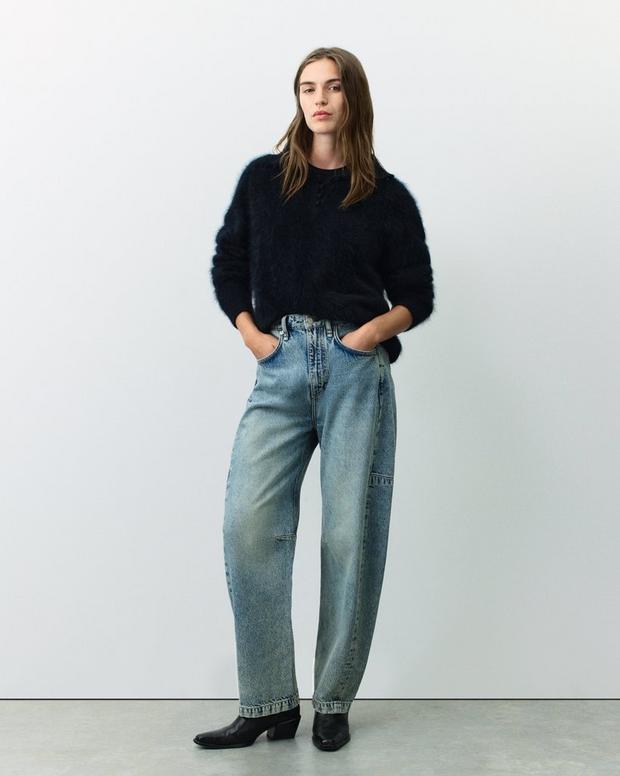 Charlie Barrel Jeans - Placid