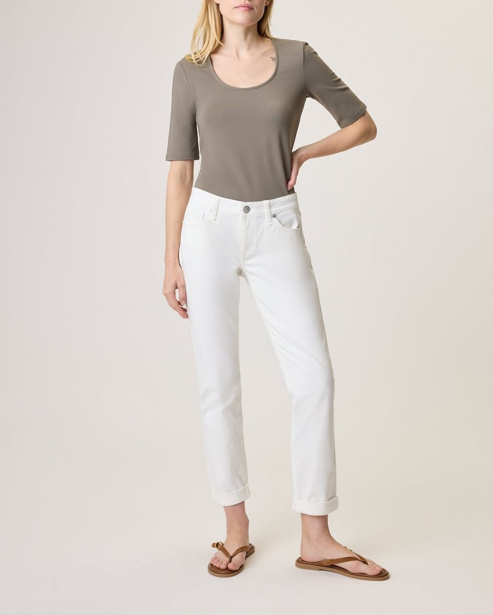 Baggy Dylan Boyfriend Jeans - White
