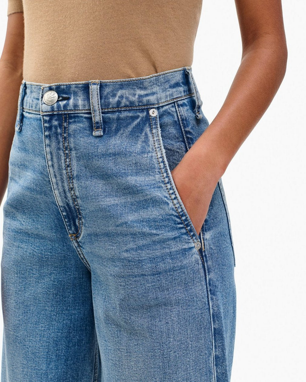 Andi Ankle Wide-Leg Jeans - Orian