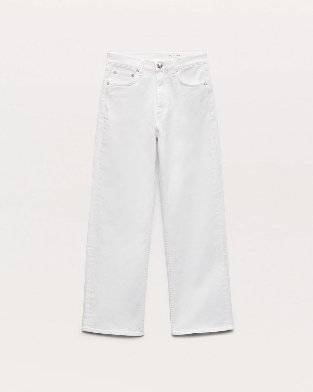 Shea Relaxed Straight Jeans - Optic White