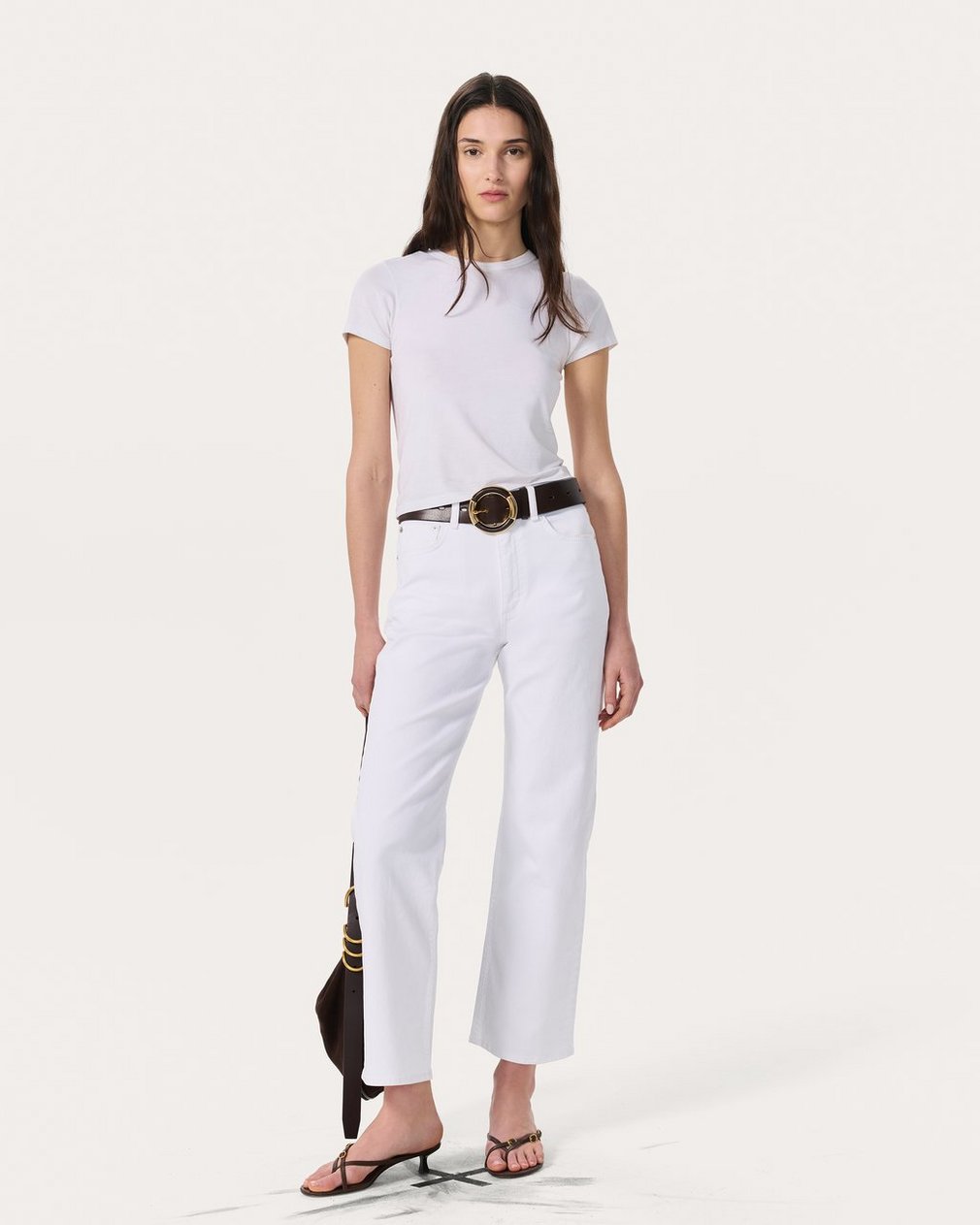 Shea Relaxed Straight Jeans - Optic White