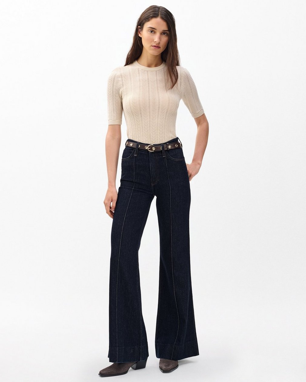 Skylar Wide-Leg Jeans - Rinse