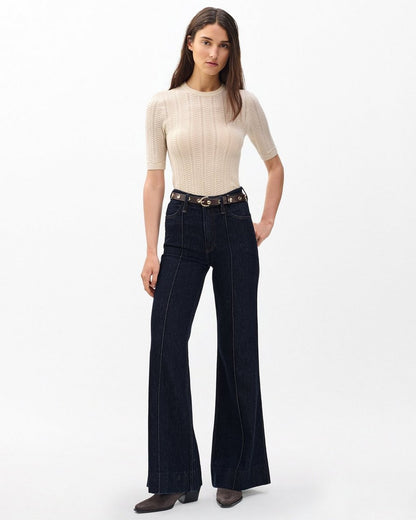 Skylar Wide-Leg Jeans - Rinse