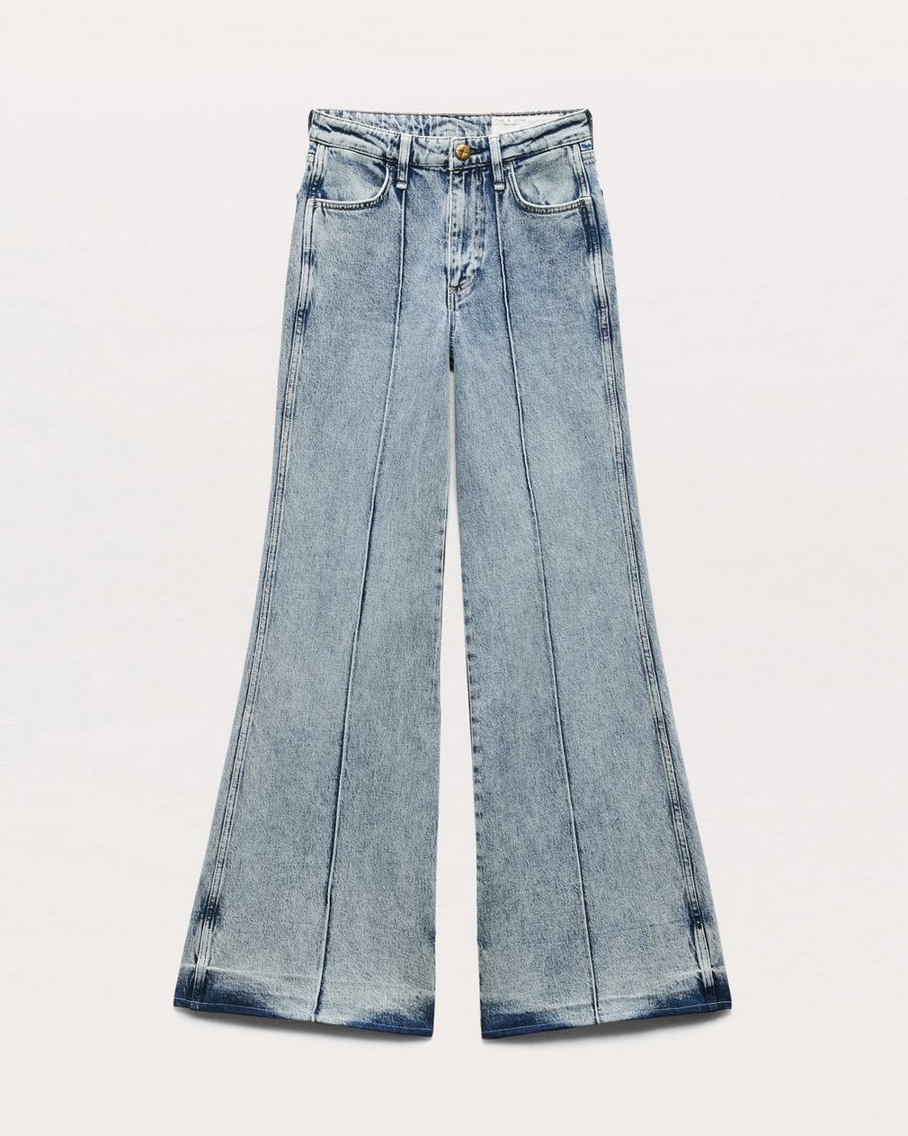 Skylar Wide-Leg Flare Jeans - Clementine