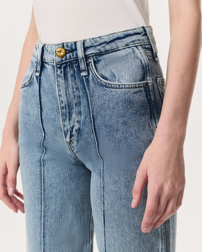 Skylar Wide-Leg Flare Jeans - Clementine