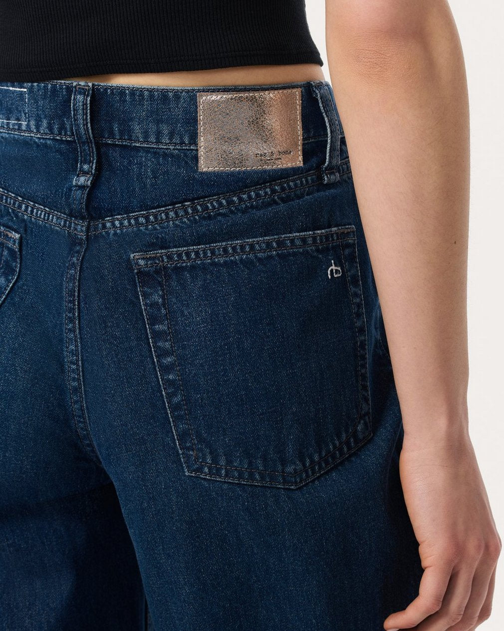 Sofie Ankle Wide-Leg Jeans - Dawn Jewel