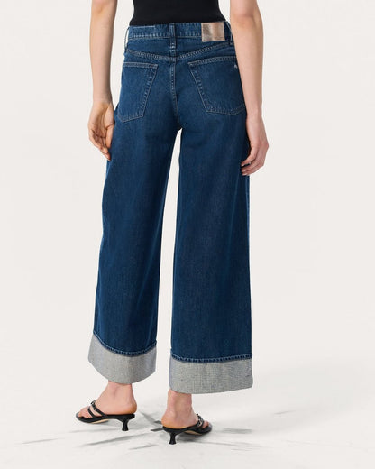 Sofie Ankle Wide-Leg Jeans - Dawn Jewel