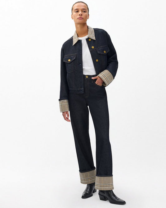 Shea Ankle Relaxed Straight Jeans - Twilight Rinse Combo