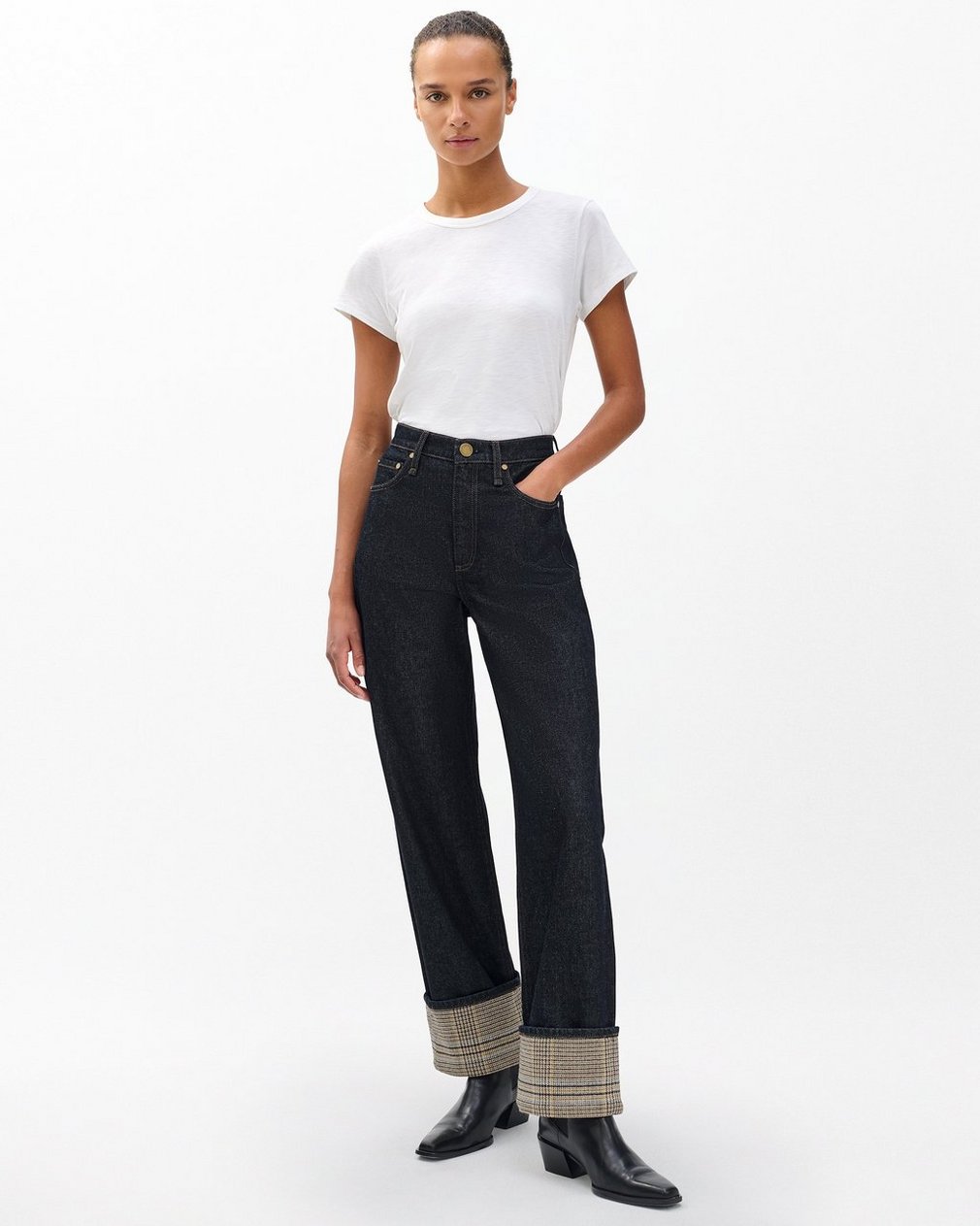 Shea Ankle Relaxed Straight Jeans - Twilight Rinse Combo