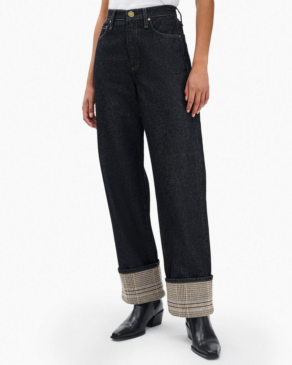 Shea Ankle Relaxed Straight Jeans - Twilight Rinse Combo