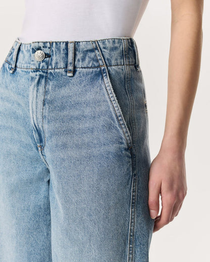 Tailored Jamie Denim Culotte - Pacific