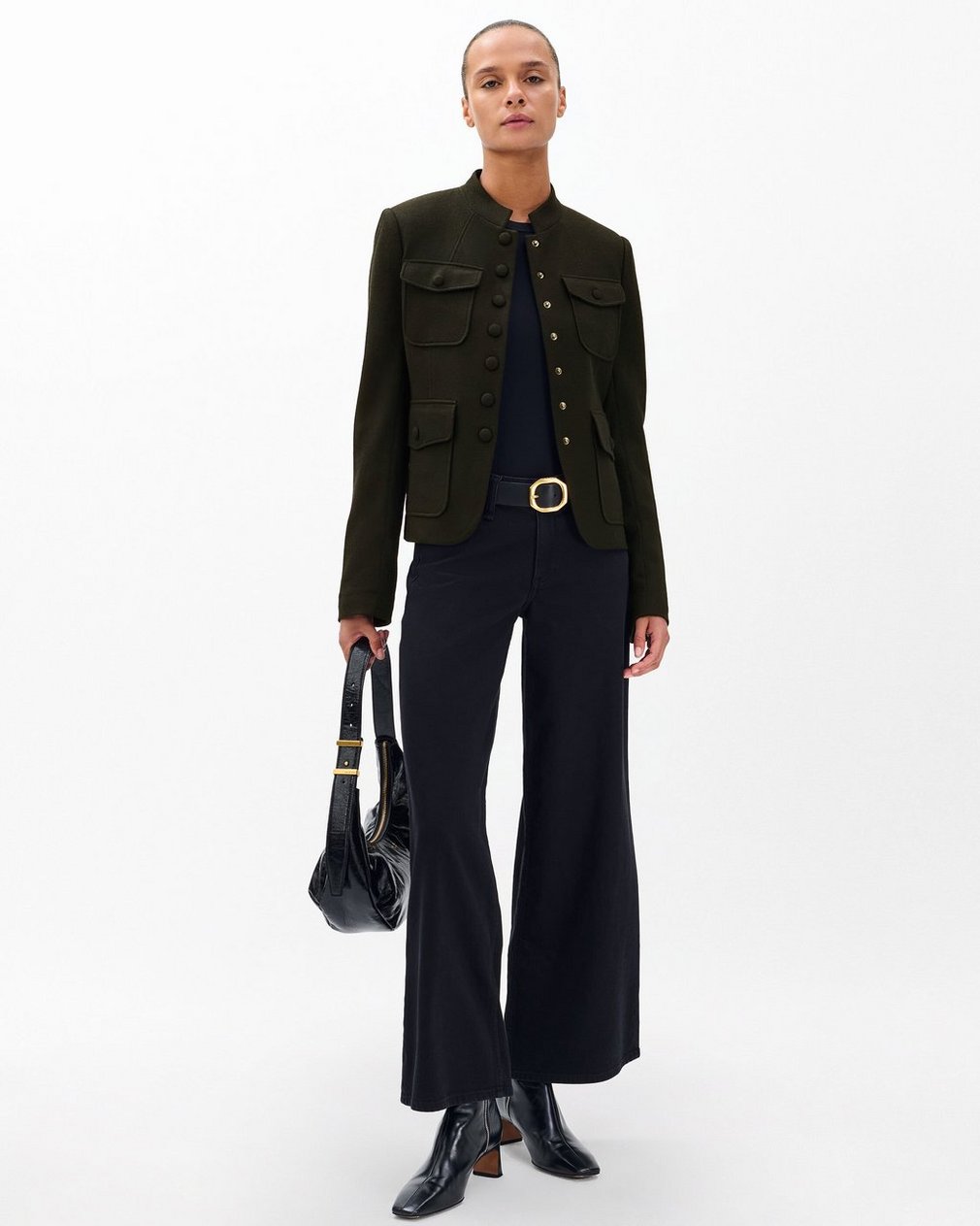 Mercer Japanese Wool Blazer - Army