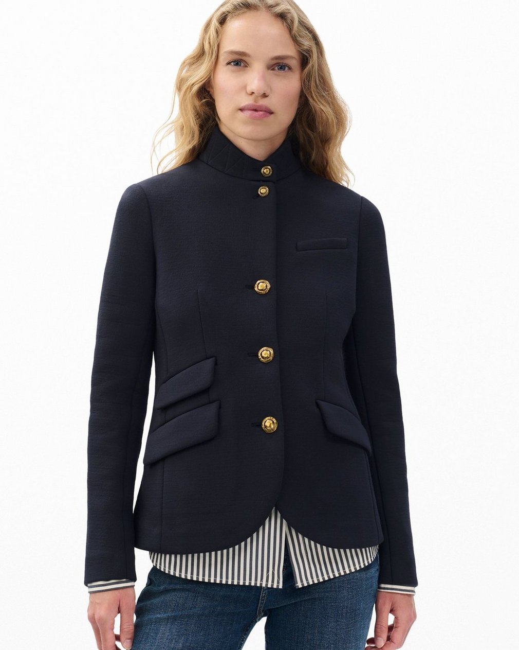 Slade Textured Knit Blazer - Salute