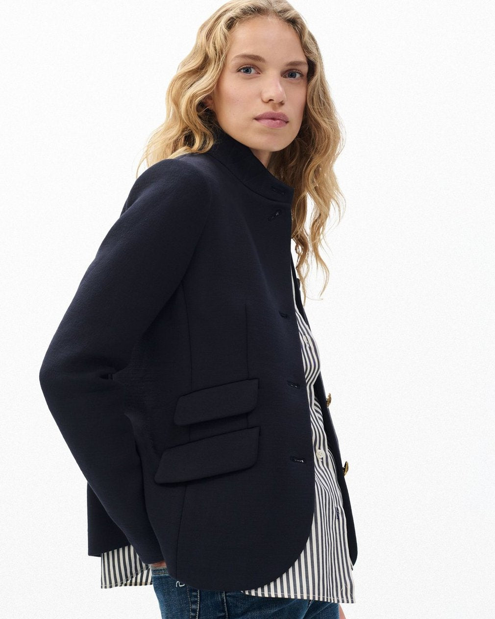 Slade Textured Knit Blazer - Salute