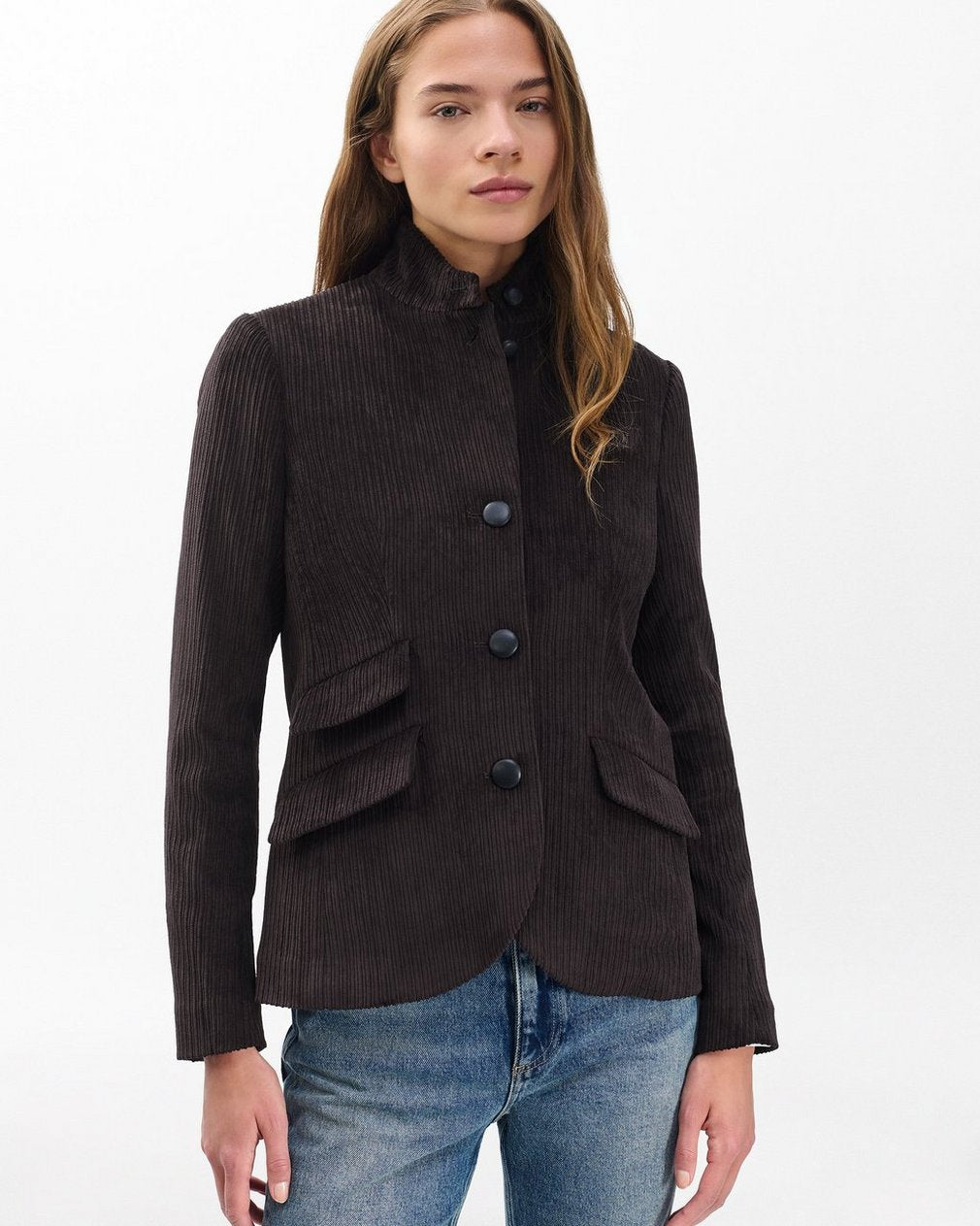 Slade Corduroy Blazer - Brown