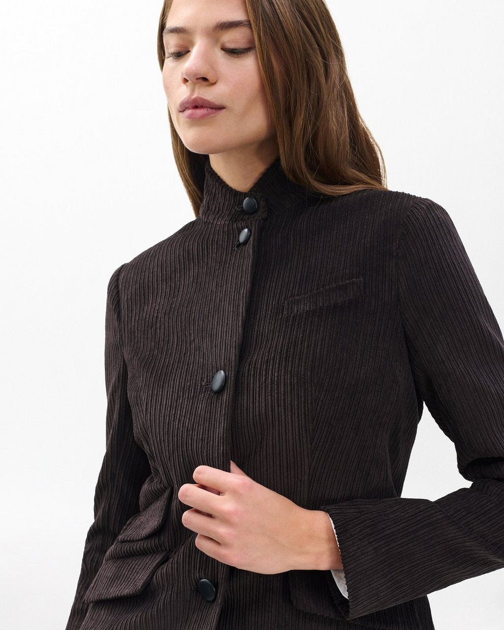 Slade Corduroy Blazer - Brown