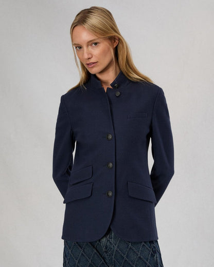 Slade Wool Blazer - Navy