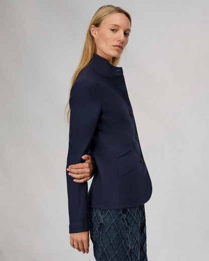 Slade Wool Blazer - Navy