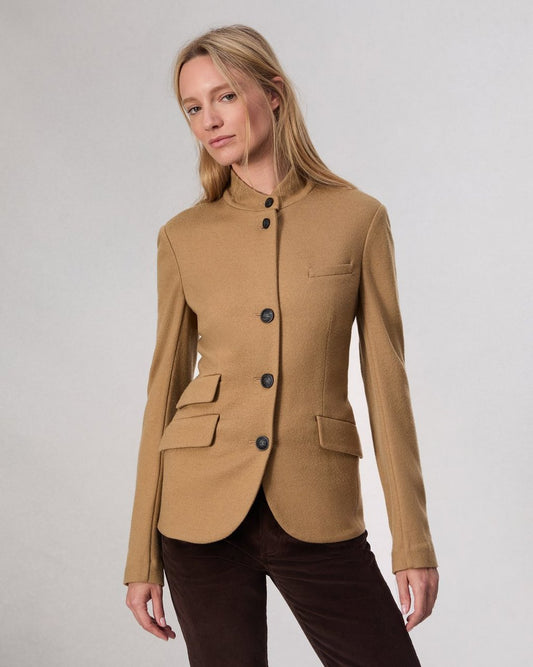 Slade Wool Blazer - Camel
