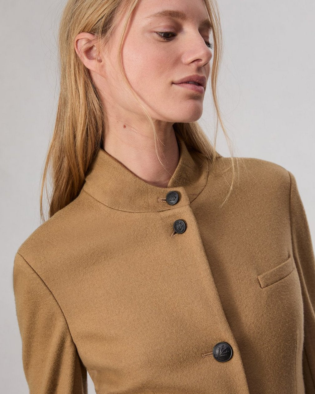 Slade Wool Blazer - Camel