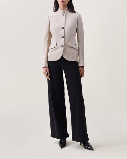 Sadie Jacquard Blazer - Dusty Clay Multi