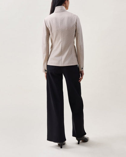 Sadie Jacquard Blazer - Dusty Clay Multi