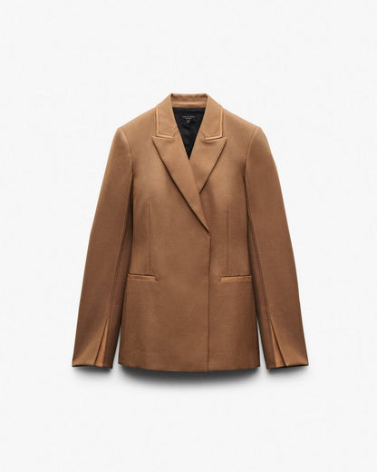 Margaret Tuxedo Blazer - Camel