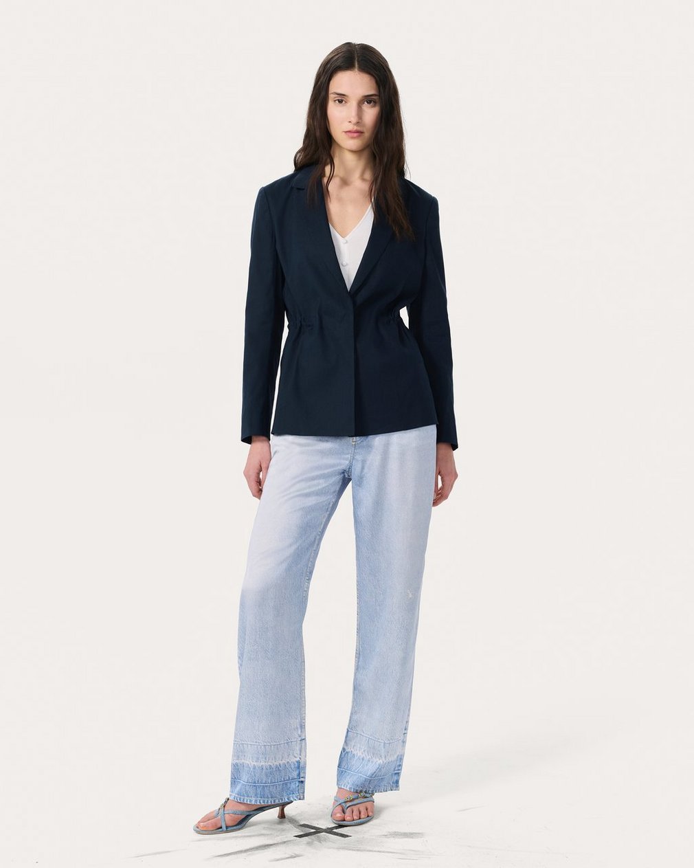 Spencer Linen-Blend Blazer - Salute