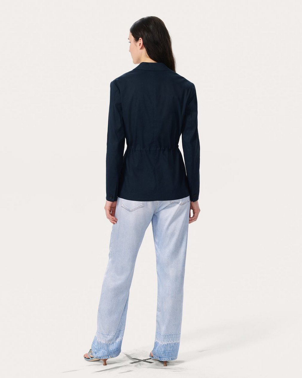 Spencer Linen-Blend Blazer - Salute
