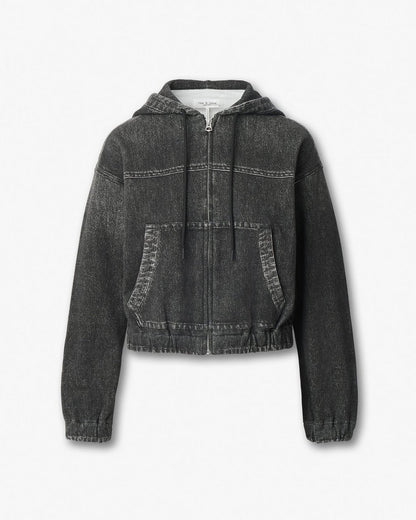 Miramar Davina Hoodie - Washed Black