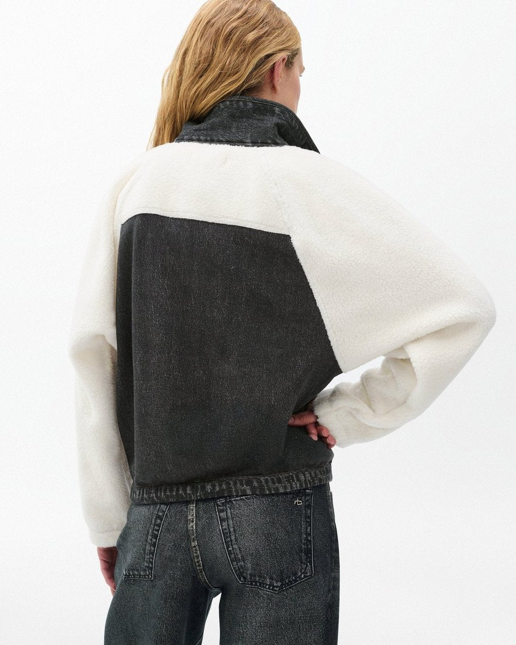 Miramar Sherpa Popover - Faded Black