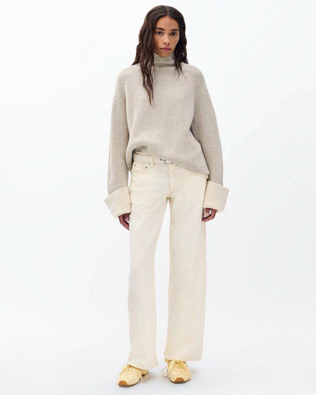 Ilaria Wool Turtleneck - Oat