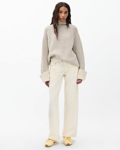 Ilaria Wool Turtleneck - Oat