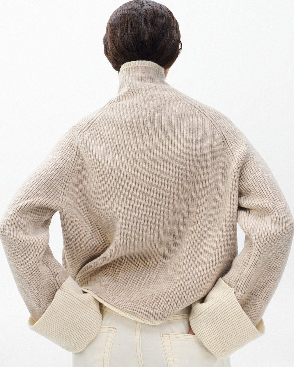 Ilaria Wool Turtleneck - Oat